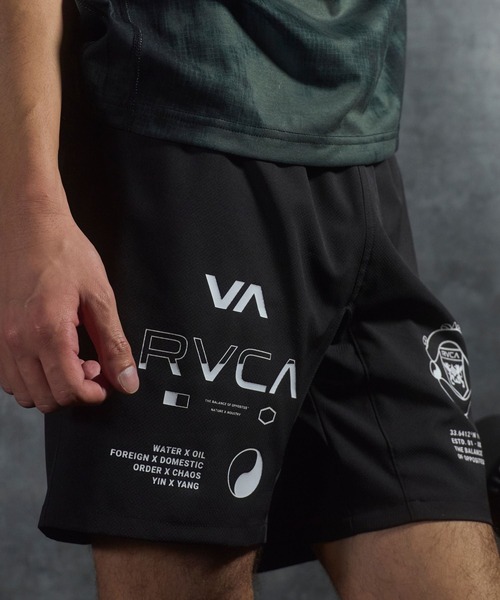 RVCA(ルーカ)の「RVCA メンズ SPIRIT ALL OVER SPORTS SHORTS ショートパンツ 【2026年夏モデル】(その他パンツ・メンズ・ブラック・X-LARGE/SMALL/MEDIUM/LARGE)」の3枚目の写真