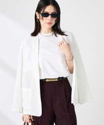 NOLLEY'S Sophi（ノーリーズソフィ）の「【BECシリーズ】ウォッシャブルリネナチュールシアージャケット（テーラードジャケット）」