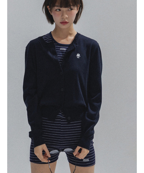 ANNEHEARTS(アンハーツ)の「Nostalgic Stripe Round Top_NAVY(Tシャツ/カットソー・レディース・その他・FREE)」の3枚目の写真