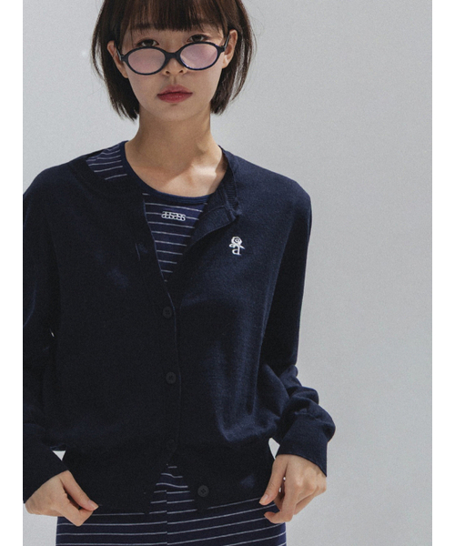 ANNEHEARTS(アンハーツ)の「Nostalgic Stripe Round Top_NAVY(Tシャツ/カットソー・レディース・その他・FREE)」の6枚目の写真