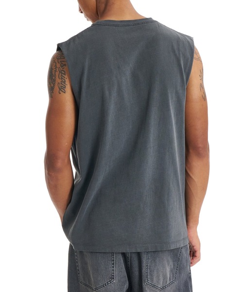 VOLCOM(ボルコム)の「VOLCOM メンズ GRAB THE STONE TANK タンクトップ 【2026年春夏モデル】(タンクトップ・メンズ・ブラック/オフホワイト/ブルー系その他・SMALL/MEDIUM/LARGE/X-LARGE)」の9枚目の写真