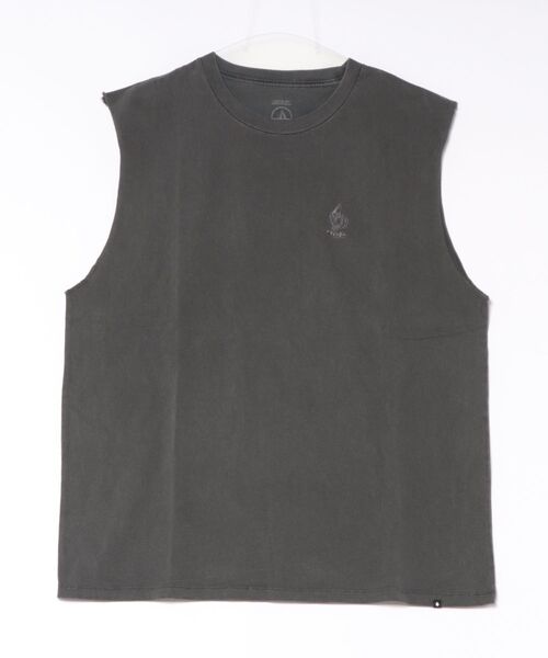 VOLCOM(ボルコム)の「VOLCOM メンズ GRAB THE STONE TANK タンクトップ 【2026年春夏モデル】(タンクトップ・メンズ・ブラック/オフホワイト/ブルー系その他・SMALL/MEDIUM/LARGE/X-LARGE)」の5枚目の写真