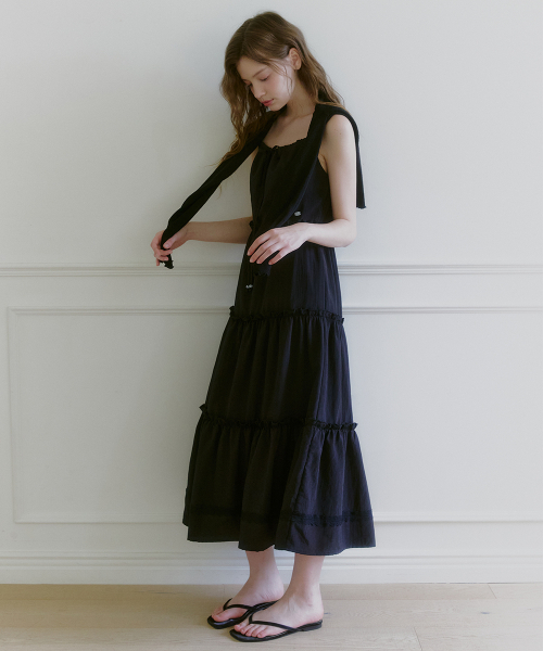 MICANE(ミケーネ)の「セリスカンカンレースドレス(ワンピース・レディース・ブラック/アイボリー・SMALL/MEDIUM/LARGE/X-LARGE/XX-LARGE)」の4枚目の写真