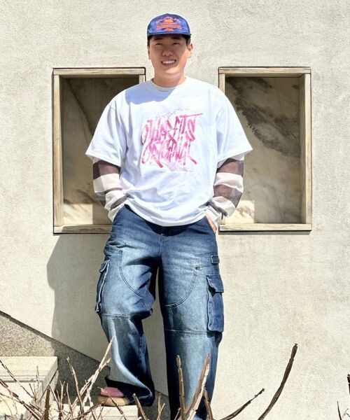 OTHERFITS(アザーフィッツ)の「グラフィティロゴ半袖Tシャツ(ホワイト/ブルー)(Tシャツ/カットソー・メンズ・その他・SMALL/MEDIUM/LARGE/X-LARGE/2XL)」の11枚目の写真