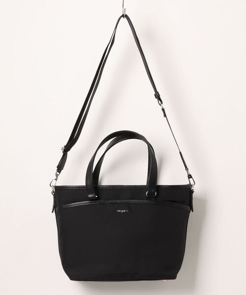 U by Ungaro（ユーバイウンガロ）の「U by ungaro(ユーバイウンガロ)　レーヌ　2WAYトート（トートバッグ・レディース・ブラック/サックスブルー/グレー/ベージュ・FREE）」の2枚目の写真
