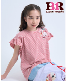 pom ponette junior（ポンポネットジュニア）の「【サーティワン アイスクリーム】ワッペン刺しゅうTシャツ（Tシャツ/カットソー）」
