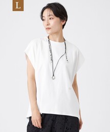 【L】【EDITION掲載】【ウォッシャブル】フレンチスリーブドルマンカットソー