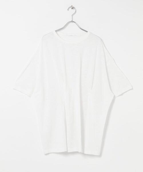 KBF(ケイビーエフ)の「ランダムタックボーダーTEE(Tシャツ/カットソー・レディース・オフホワイト/ピンク系その他/ブラック系その他・ONE)」の11枚目の写真