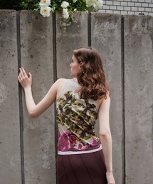 Maison Special フリル付きホワイトタンクトップ Miller×MAISON SPECIAL】Cropped Camisole Bra
