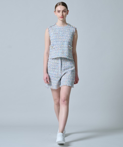 DOUBLE STANDARD CLOTHING(ダブルスタンダードクロージング)の「サマーツイードノースリブラウス(シャツ/ブラウス・レディース・マルチ・36/38)」の14枚目の写真