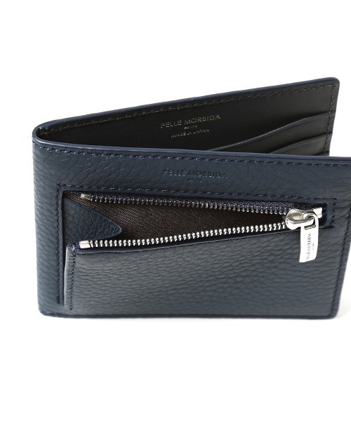 PELLE MORBIDA（ペッレモルビダ）の「Barca（バルカ）BA629-ミニウォレット（財布・メンズ・ネイビー/サックスブルー/ブルー/グレイッシュベージュ/ブラック・FREE）」の13枚目の写真