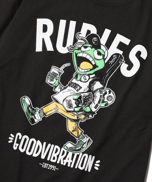 RUDIE'S（ルーディーズ）の「FROG YOUTH TEE（Tシャツ/カットソー・メンズ・ブラック/ブルー・XXL/L/XL/M）」の5枚目の写真