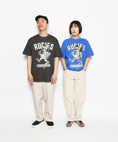RUDIE'S（ルーディーズ）の「FROG YOUTH TEE（Tシャツ/カットソー・メンズ・ブラック/ブルー・XXL/L/XL/M）」の8枚目の写真