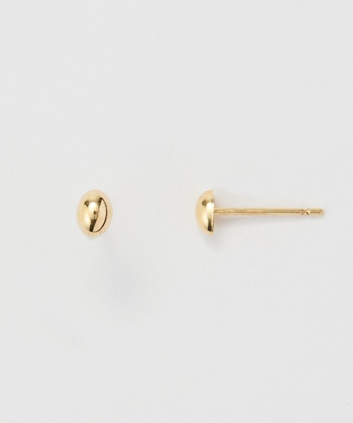 Phoebe（フィービィー）の「【K10】プチオーバルモチーフピアス　BOX付き　ギフト/プレゼント/ジュエリー（ピアス（両耳用）・レディース・ゴールド・FREE）」の6枚目の写真