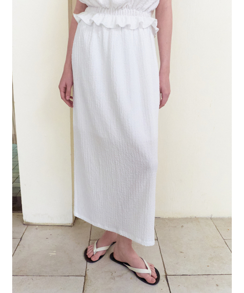 ETMON(エトモン)の「Textured Embo Set, White(ワンピース・レディース・その他・F)」の3枚目の写真