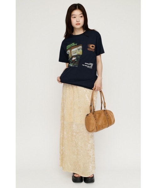 SLY(スライ)の「SHEER CHENILLEL L/SK シアーシェニルロングスカート 夏服 秋服(スカート・レディース・ブラック/ブラウン/アイボリー・FREE)」の19枚目の写真