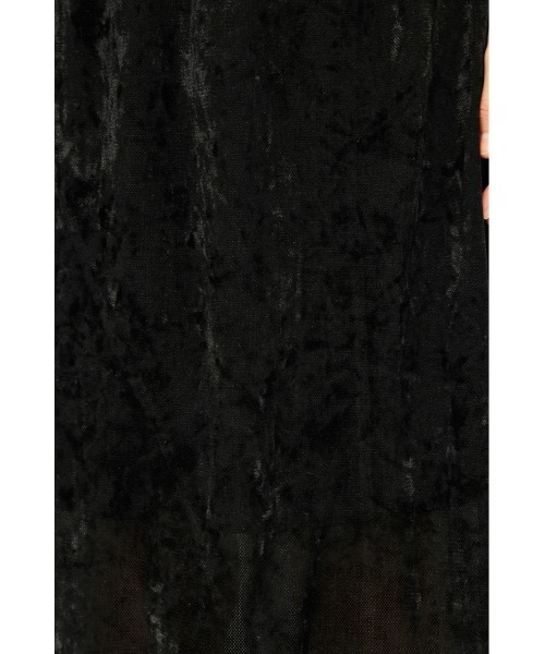 SLY(スライ)の「SHEER CHENILLEL L/SK シアーシェニルロングスカート 夏服 秋服(スカート・レディース・ブラック/ブラウン/アイボリー・FREE)」の7枚目の写真