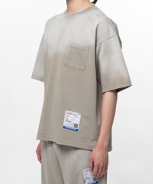 In・stru(men-tal).(インストルメンタル)の「Sun Faded Like Distressed T-Shirt(Tシャツ/カットソー・メンズ・ベージュ/ブラック・48/46/44)」の5枚目の写真