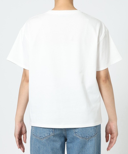 BABYLONE(バビロン)の「HERALDロゴTEE(Tシャツ/カットソー・レディース・ホワイト/ブラウン・フリー)」の21枚目の写真