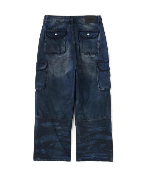 NOT4NERD（ノットフォーナード）の「NOT4NERD/ノットフォーナード/Dirty Washed Parachute Cargo Denim Pants（デニムパンツ・メンズ・ベージュ/ブルー・M/XL/L）」の5枚目の写真