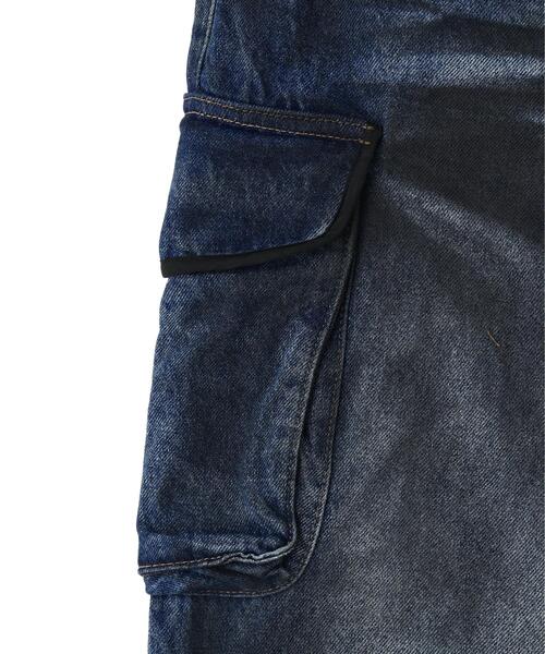 NOT4NERD（ノットフォーナード）の「NOT4NERD/ノットフォーナード/Dirty Washed Parachute Cargo Denim Pants（デニムパンツ・メンズ・ベージュ/ブルー・M/XL/L）」の9枚目の写真