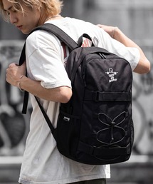 【THRASHER/スラッシャー】チャーム付き 大容量リュック 30L Wクリップバッグ