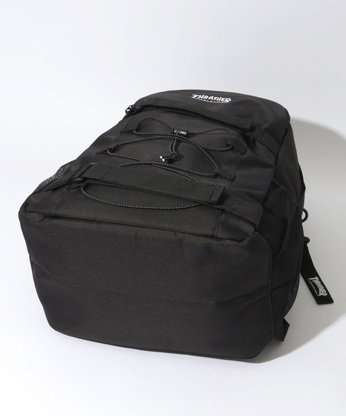 CORPUS　SELECT（コーパストーキョー）の「【THRASHER/スラッシャー】チャーム付き 大容量リュック 30L Wクリップバッグ（バックパック/リュック・メンズ・ブラック系2/ブラック系1・FREE）」の21枚目の写真