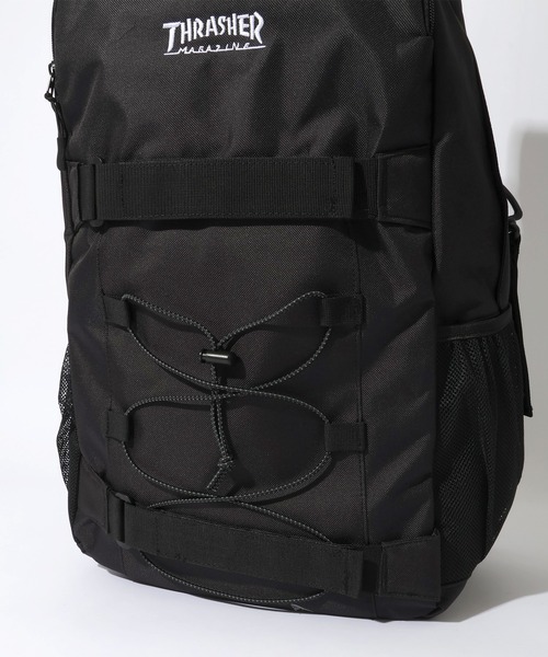 CORPUS　SELECT（コーパストーキョー）の「【THRASHER/スラッシャー】チャーム付き 大容量リュック 30L Wクリップバッグ（バックパック/リュック・メンズ・ブラック系2/ブラック系1・FREE）」の19枚目の写真