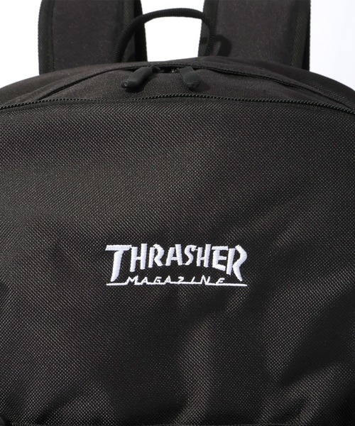 CORPUS　SELECT（コーパストーキョー）の「【THRASHER/スラッシャー】チャーム付き 大容量リュック 30L Wクリップバッグ（バックパック/リュック・メンズ・ブラック系2/ブラック系1・FREE）」の7枚目の写真