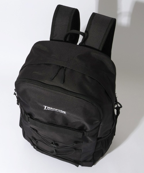 CORPUS　SELECT（コーパストーキョー）の「【THRASHER/スラッシャー】チャーム付き 大容量リュック 30L Wクリップバッグ（バックパック/リュック・メンズ・ブラック系2/ブラック系1・FREE）」の15枚目の写真
