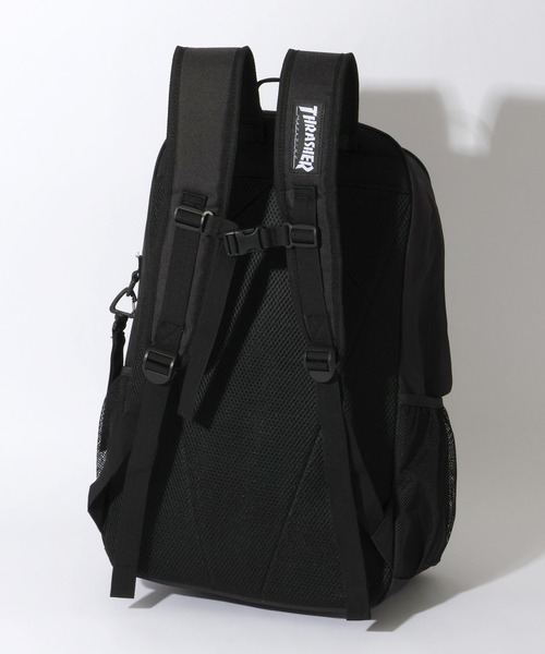 CORPUS　SELECT（コーパストーキョー）の「【THRASHER/スラッシャー】チャーム付き 大容量リュック 30L Wクリップバッグ（バックパック/リュック・メンズ・ブラック系2/ブラック系1・FREE）」の13枚目の写真