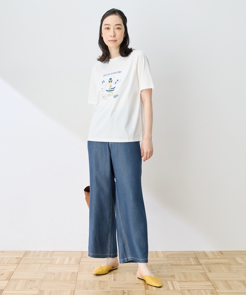 DECOY SINCE 1981(デコイシンスイチキュウハチイチ)の「ひやさらプレミアムコイ君 Tシャツ(Tシャツ/カットソー・レディース・ネイビー/ブルー/ホワイト・LL/M/L)」の21枚目の写真