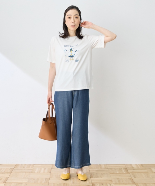 DECOY SINCE 1981(デコイシンスイチキュウハチイチ)の「ひやさらプレミアムコイ君 Tシャツ(Tシャツ/カットソー・レディース・ネイビー/ブルー/ホワイト・LL/M/L)」の20枚目の写真
