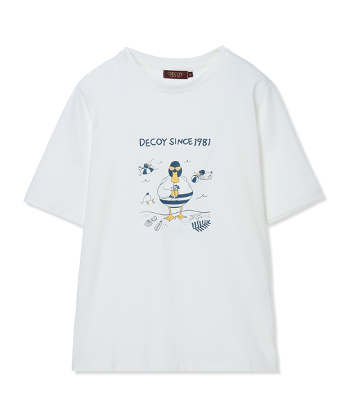 DECOY SINCE 1981(デコイシンスイチキュウハチイチ)の「ひやさらプレミアムコイ君 Tシャツ(Tシャツ/カットソー・レディース・ネイビー/ブルー/ホワイト・LL/M/L)」の14枚目の写真