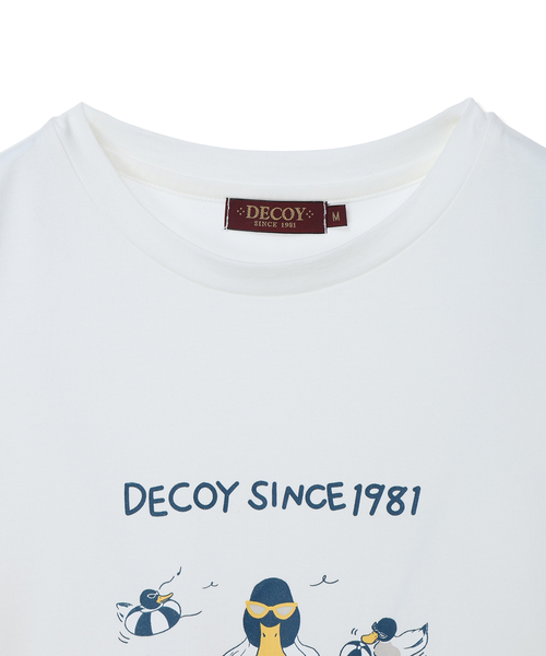DECOY SINCE 1981(デコイシンスイチキュウハチイチ)の「ひやさらプレミアムコイ君 Tシャツ(Tシャツ/カットソー・レディース・ネイビー/ブルー/ホワイト・LL/M/L)」の12枚目の写真