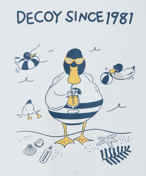 DECOY SINCE 1981(デコイシンスイチキュウハチイチ)の「ひやさらプレミアムコイ君 Tシャツ(Tシャツ/カットソー・レディース・ネイビー/ブルー/ホワイト・LL/M/L)」の9枚目の写真