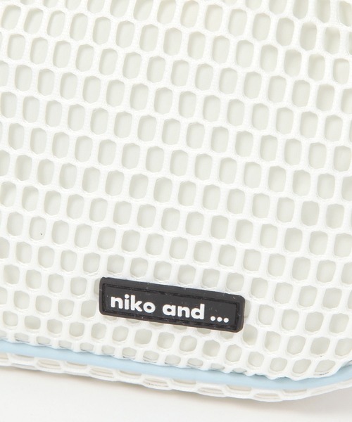 niko and...（ニコアンド）の「《500mlボトル収納可能》メッシュショルダーバッグ（ショルダーバッグ・レディース・アイボリー/ベージュ/ブラック・0）」の15枚目の写真