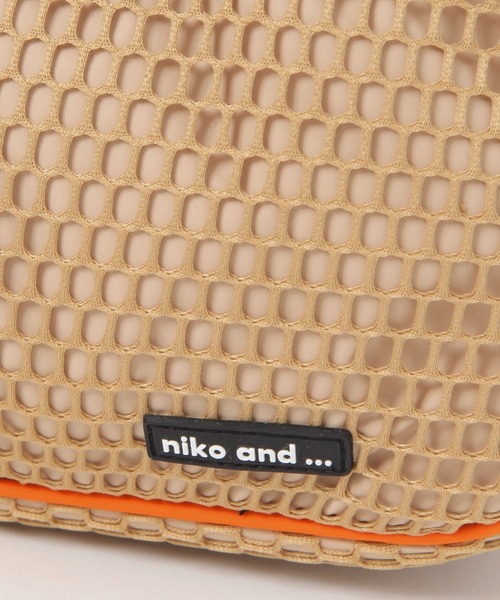 niko and...（ニコアンド）の「《500mlボトル収納可能》メッシュショルダーバッグ（ショルダーバッグ・レディース・アイボリー/ベージュ/ブラック・0）」の18枚目の写真