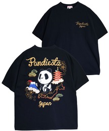 和風パンダTシャツ(M2)