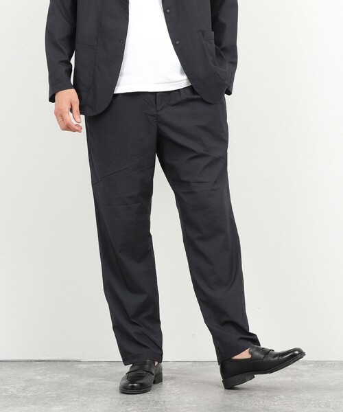 NOLLEY’S(ノーリーズ)の「《ビジカジ/セットアップ対応》軽量シアーリップストップ イージーパンツ 26SS(その他パンツ・メンズ・ネイビー/チャコールグレー・M/S/XL/L)」の5枚目の写真