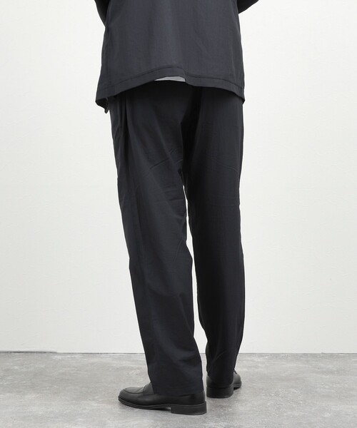 NOLLEY’S(ノーリーズ)の「《ビジカジ/セットアップ対応》軽量シアーリップストップ イージーパンツ 26SS(その他パンツ・メンズ・ネイビー/チャコールグレー・M/S/XL/L)」の9枚目の写真