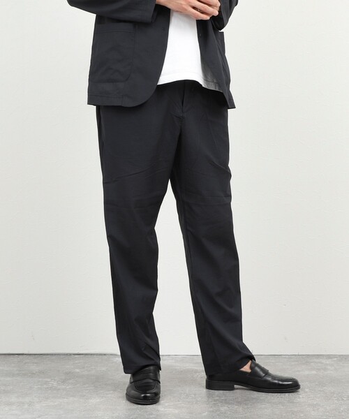 NOLLEY’S(ノーリーズ)の「《ビジカジ/セットアップ対応》軽量シアーリップストップ イージーパンツ 26SS(その他パンツ・メンズ・ネイビー/チャコールグレー・M/S/XL/L)」の12枚目の写真