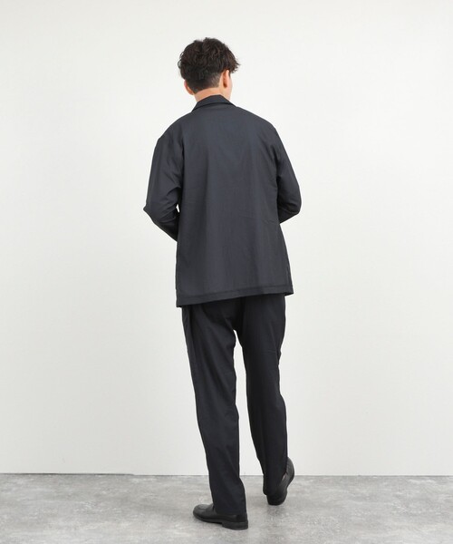 NOLLEY’S(ノーリーズ)の「《ビジカジ/セットアップ対応》軽量シアーリップストップ イージーパンツ 26SS(その他パンツ・メンズ・ネイビー/チャコールグレー・M/S/XL/L)」の16枚目の写真