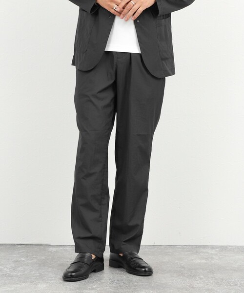 NOLLEY’S(ノーリーズ)の「《ビジカジ/セットアップ対応》軽量シアーリップストップ イージーパンツ 26SS(その他パンツ・メンズ・ネイビー/チャコールグレー・M/S/XL/L)」の19枚目の写真