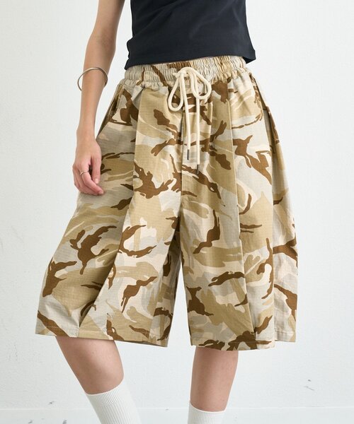 セール】【UNISEX】タックハーフボリュームワイドパンツ/WEB限定カラー