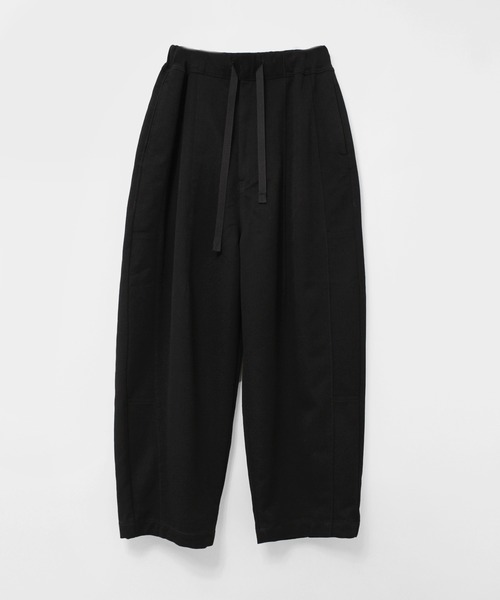 URCH RNA（アーチ アールエヌエー）の「R4489 ニットクロスのバルーンパンツ（その他パンツ・レディース・ナチュラル/ブラック/グレー・FREE）」の2枚目の写真