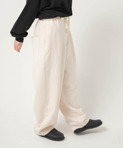 URCH RNA（アーチ アールエヌエー）の「R4489 ニットクロスのバルーンパンツ（その他パンツ・レディース・ナチュラル/ブラック/グレー・FREE）」の21枚目の写真