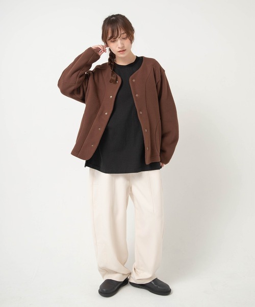 URCH RNA（アーチ アールエヌエー）の「R4489 ニットクロスのバルーンパンツ（その他パンツ・レディース・ナチュラル/ブラック/グレー・FREE）」の14枚目の写真