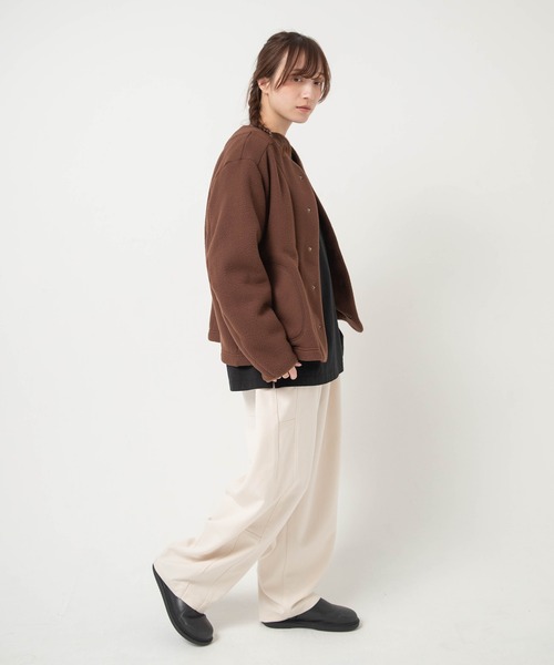 URCH RNA（アーチ アールエヌエー）の「R4489 ニットクロスのバルーンパンツ（その他パンツ・レディース・ナチュラル/ブラック/グレー・FREE）」の15枚目の写真