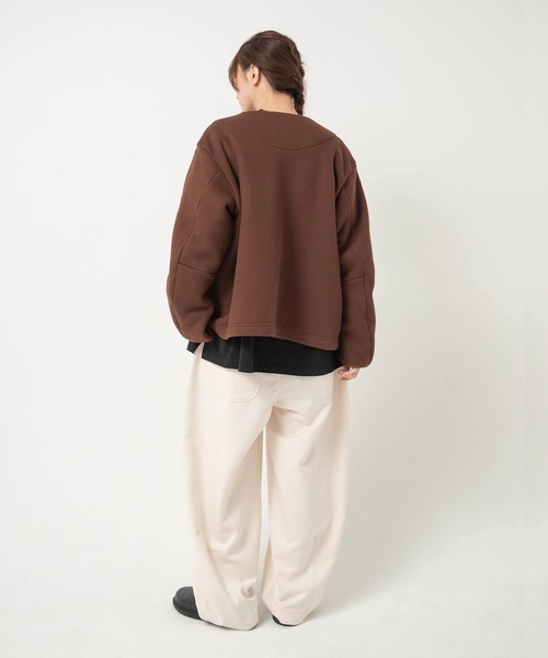 URCH RNA（アーチ アールエヌエー）の「R4489 ニットクロスのバルーンパンツ（その他パンツ・レディース・ナチュラル/ブラック/グレー・FREE）」の16枚目の写真